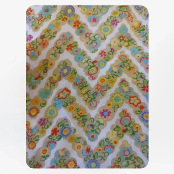 Susan Bristol 100%  Silk Multicoloured Midi Floral Skirt Size 16 - Picture 8 of 10